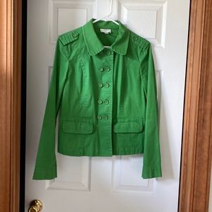 Ann Taylor loft green jacket